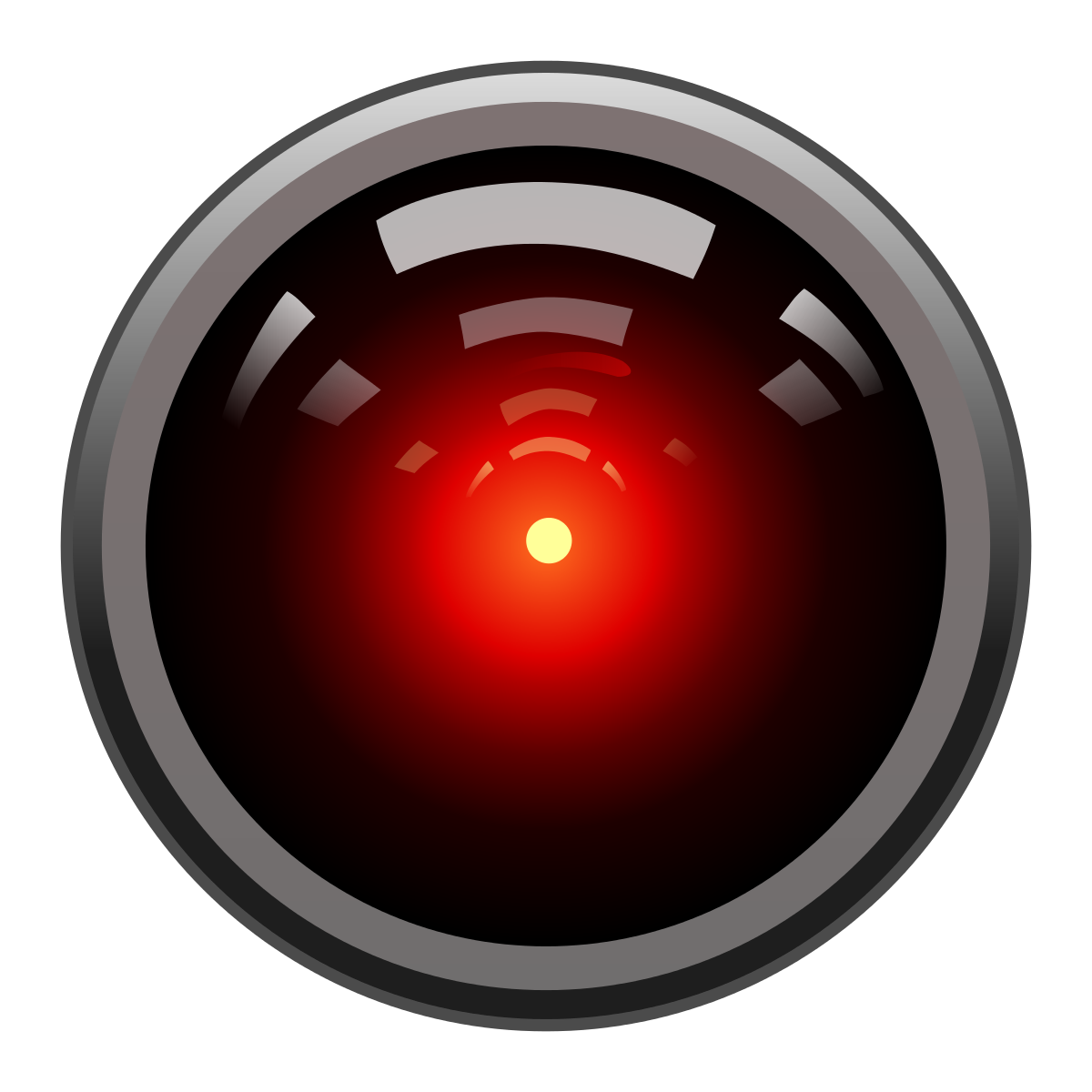 HAL 9000's red eye — the refusal that started a genre