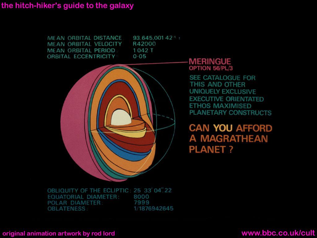 Magrathea, where they built planets to order, fjords included